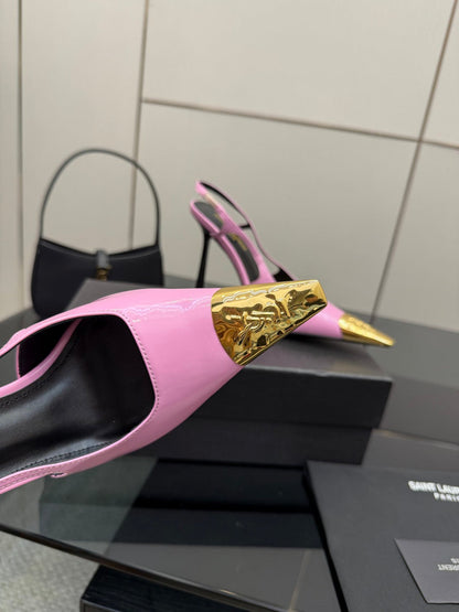 YSL SAINT LAURENT Jeanne Slingback Pumps