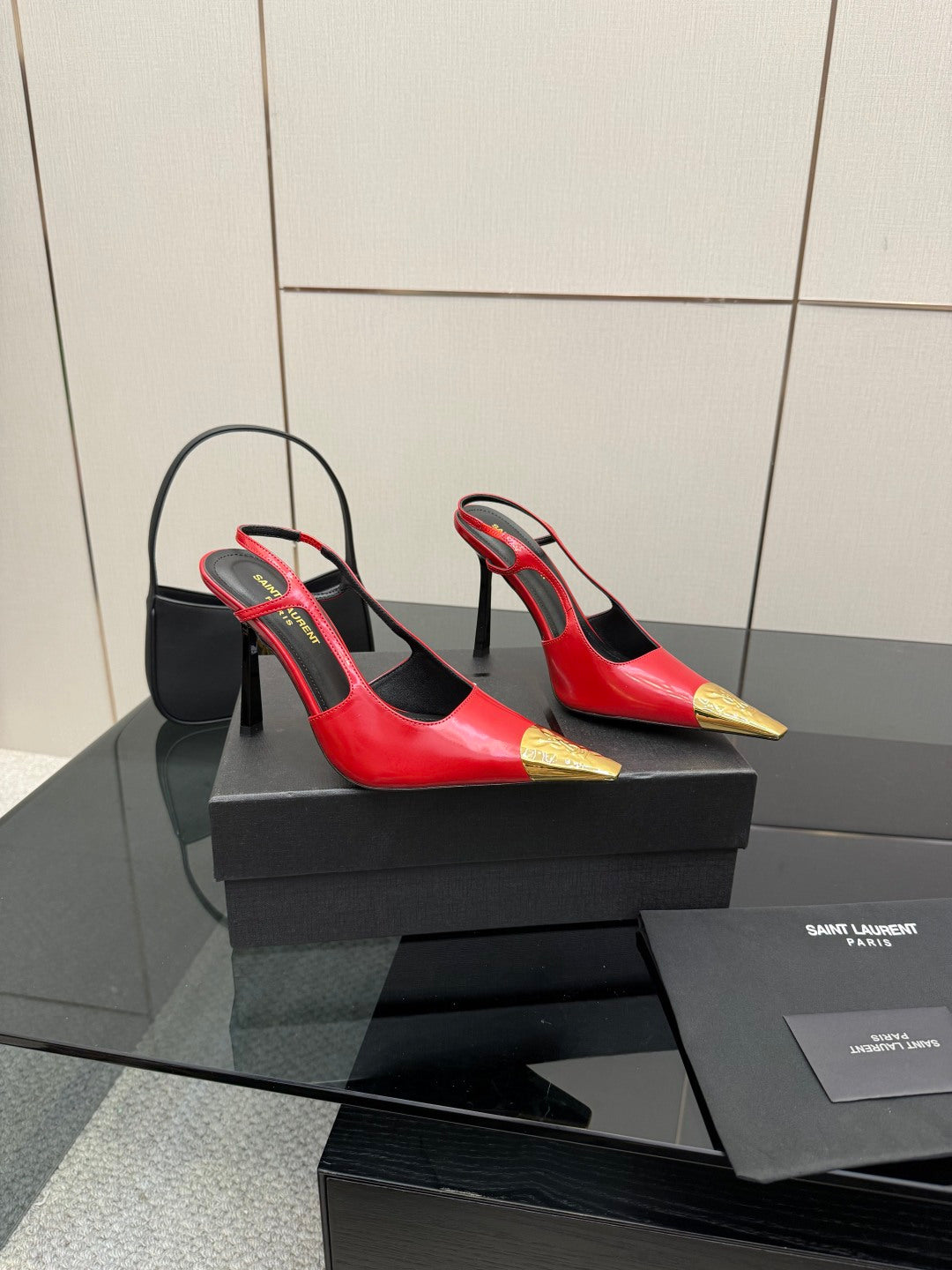 YSL SAINT LAURENT Jeanne Slingback Pumps