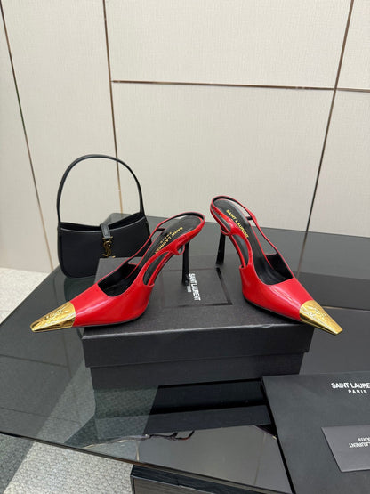 YSL SAINT LAURENT Jeanne Slingback Pumps