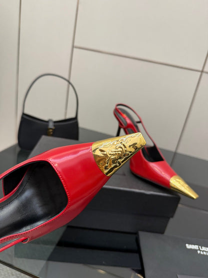 YSL SAINT LAURENT Jeanne Slingback Pumps