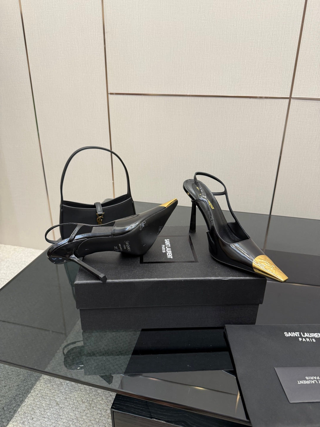 YSL SAINT LAURENT Jeanne Slingback Pumps