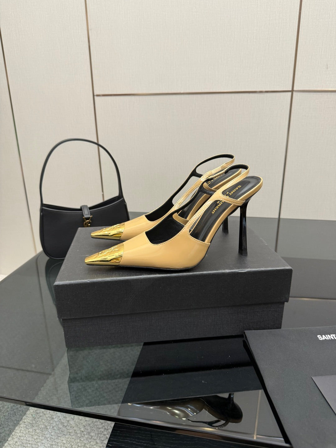 YSL SAINT LAURENT Jeanne Slingback Pumps