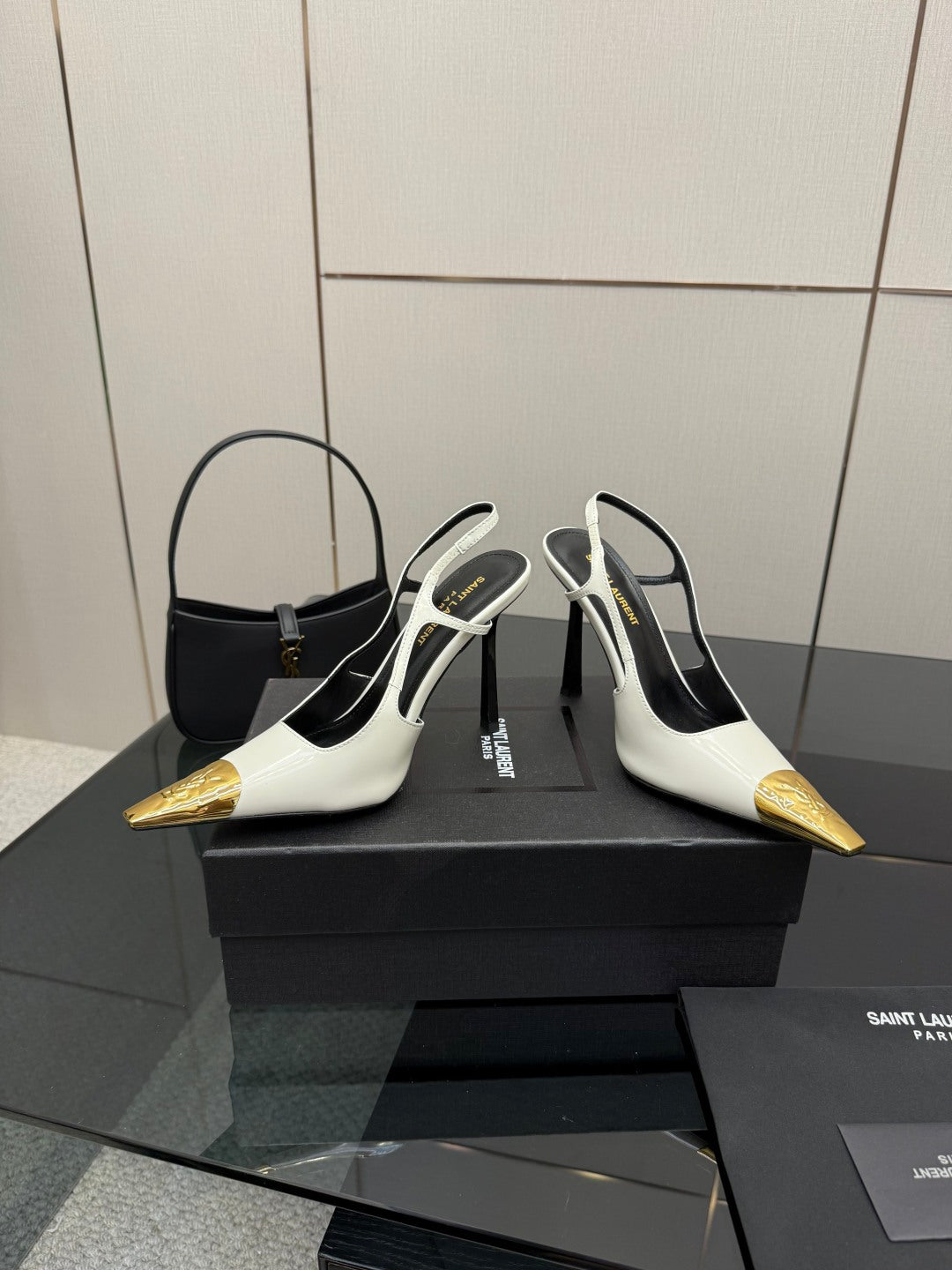 YSL SAINT LAURENT Jeanne Slingback Pumps