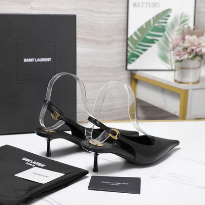 YSL Saint Laurent Lee Slingback Pumps