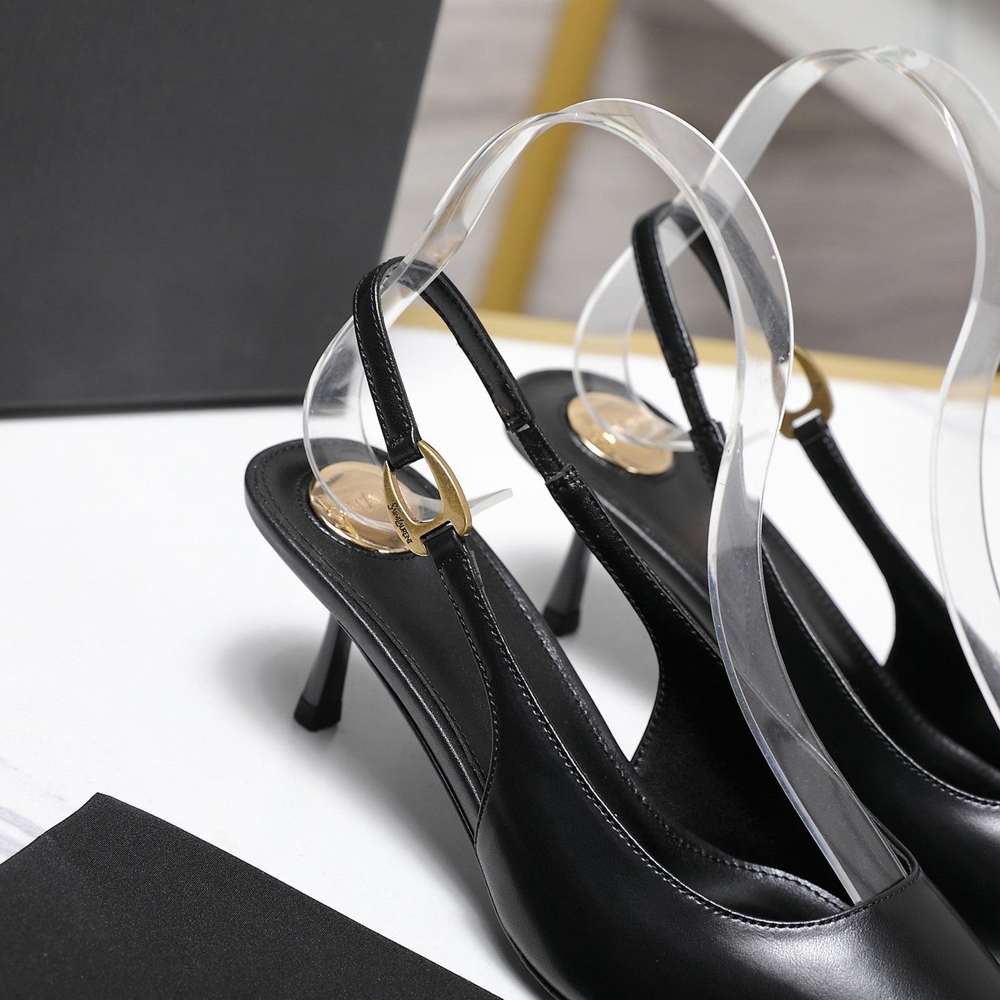 YSL Saint Laurent Lee Slingback Pumps