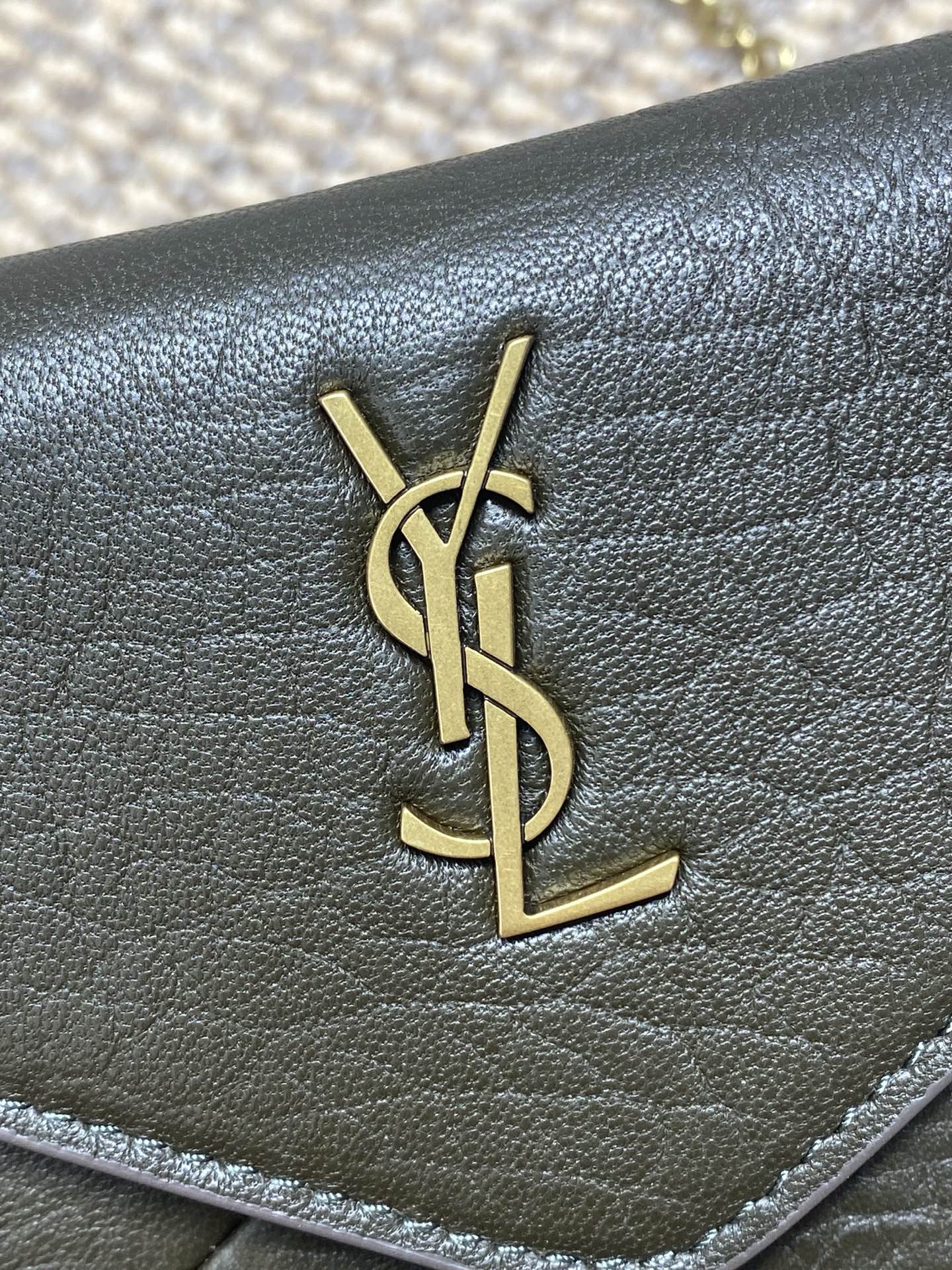 Saint Laurent CASSANDRE Envelope Pouch in Lambskin