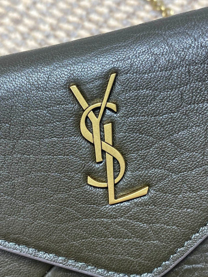 Saint Laurent CASSANDRE Envelope Pouch in Lambskin