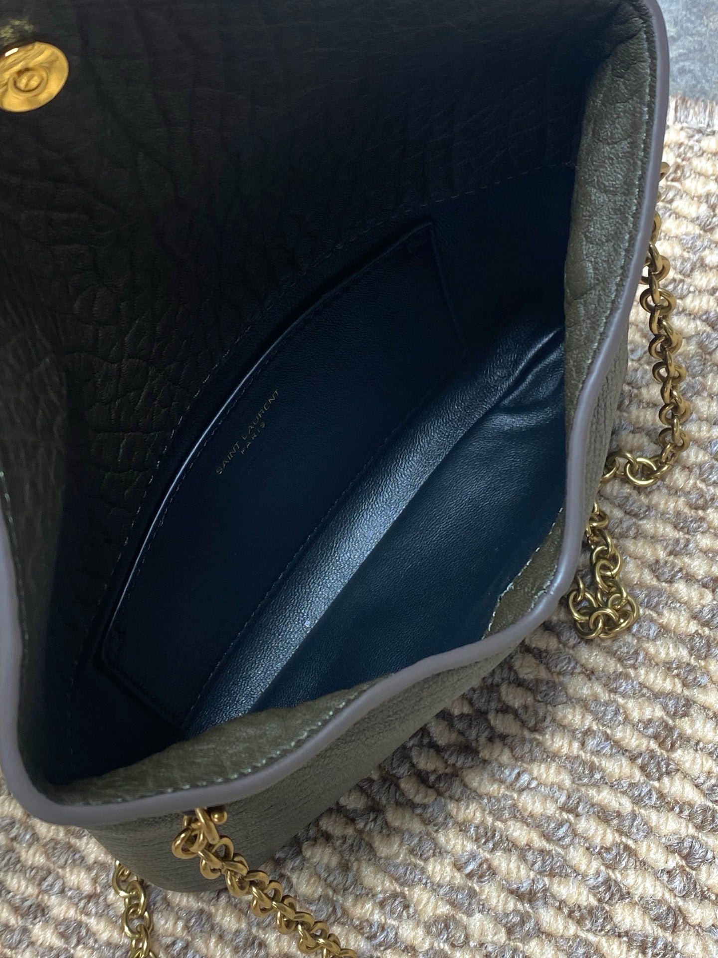 Saint Laurent CASSANDRE Envelope Pouch in Lambskin