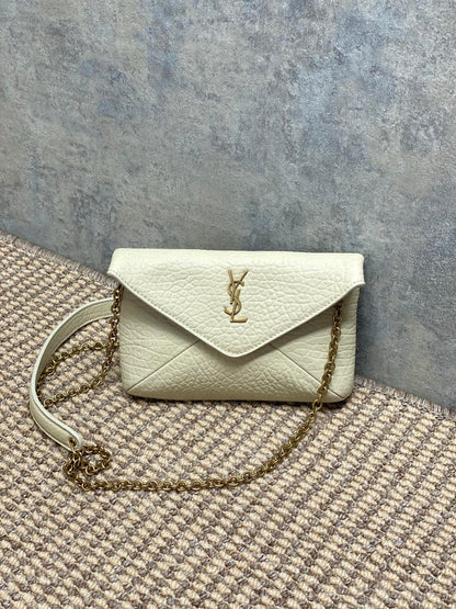 Saint Laurent CASSANDRE Envelope Pouch in Lambskin