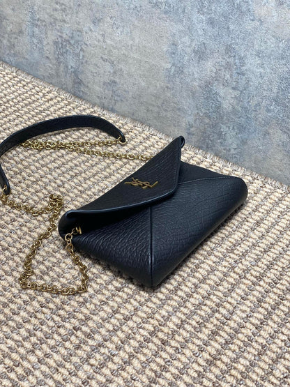 Saint Laurent CASSANDRE Envelope Pouch in Lambskin