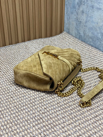 Saint Laurent College Flap YSL Shoulder Bag
