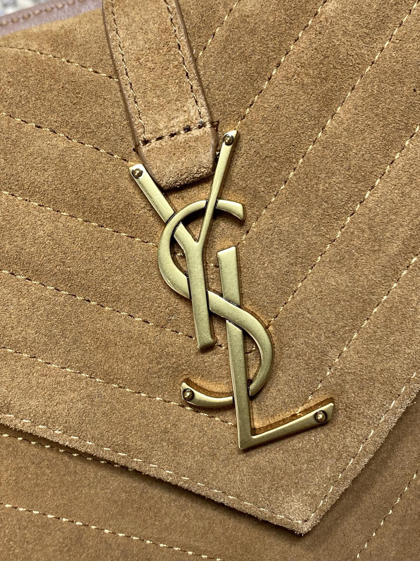 Saint Laurent College Flap YSL Shoulder Bag