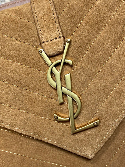 Saint Laurent College Flap YSL Shoulder Bag