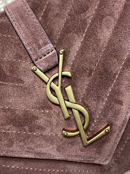 Saint Laurent College Flap YSL Shoulder Bag