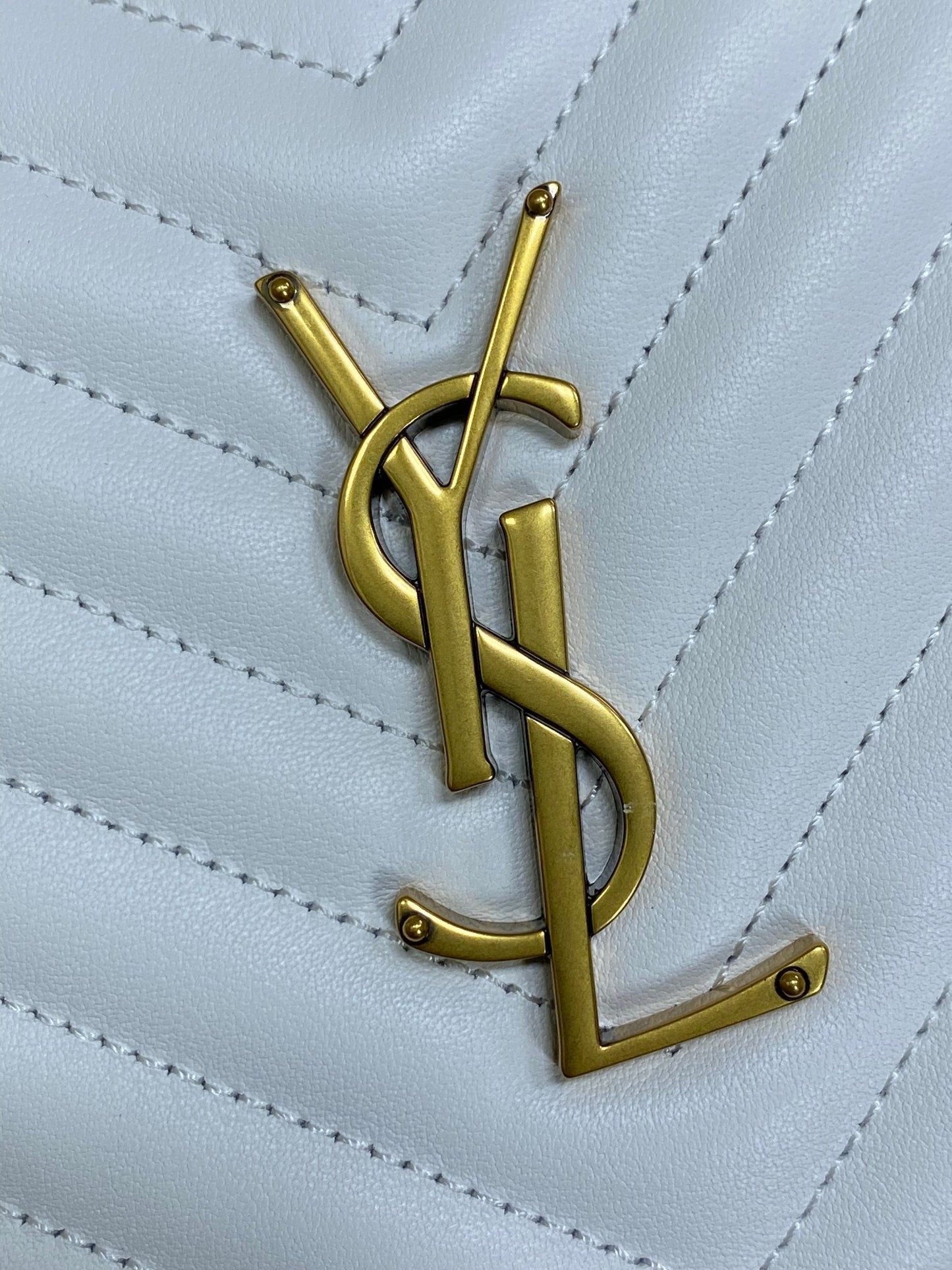 Saint Laurent LOU Quilted Camera Bag in Leather