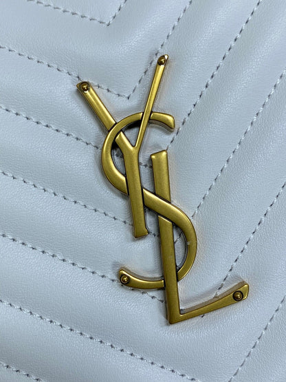 Saint Laurent LOU Quilted Camera Bag in Leather