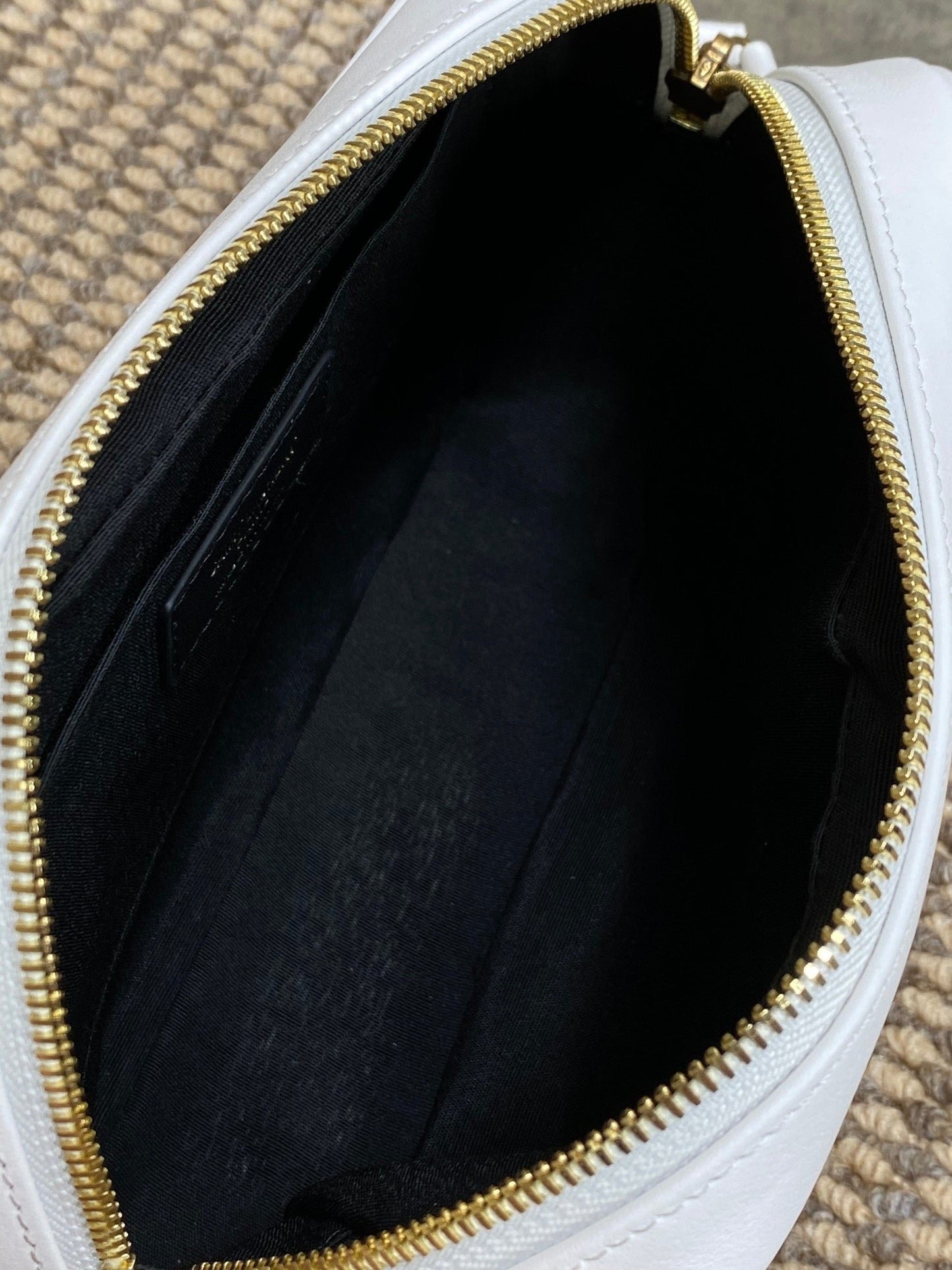 Saint Laurent LOU Quilted Camera Bag in Leather