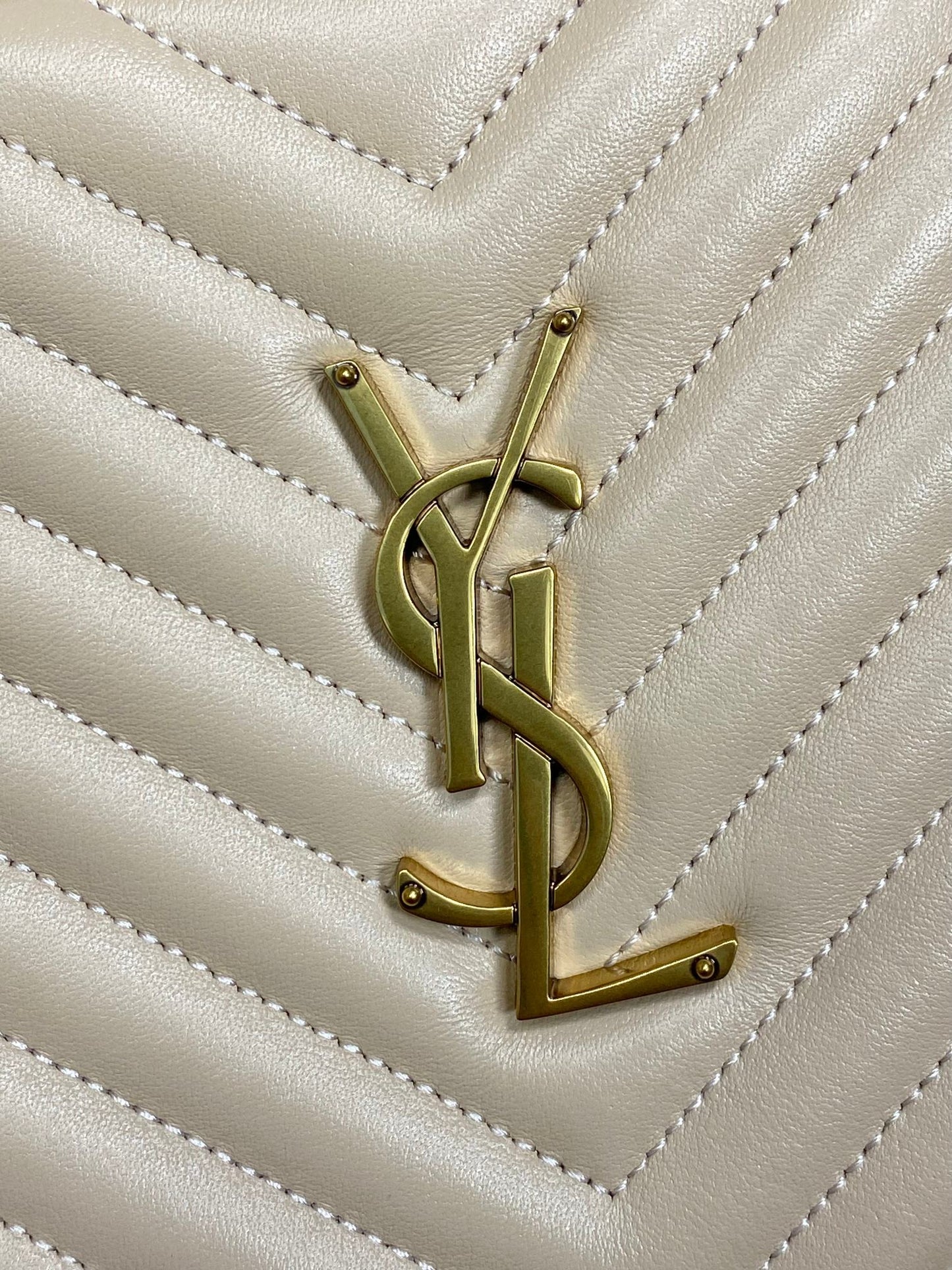 Saint Laurent LOU Quilted Camera Bag in Leather