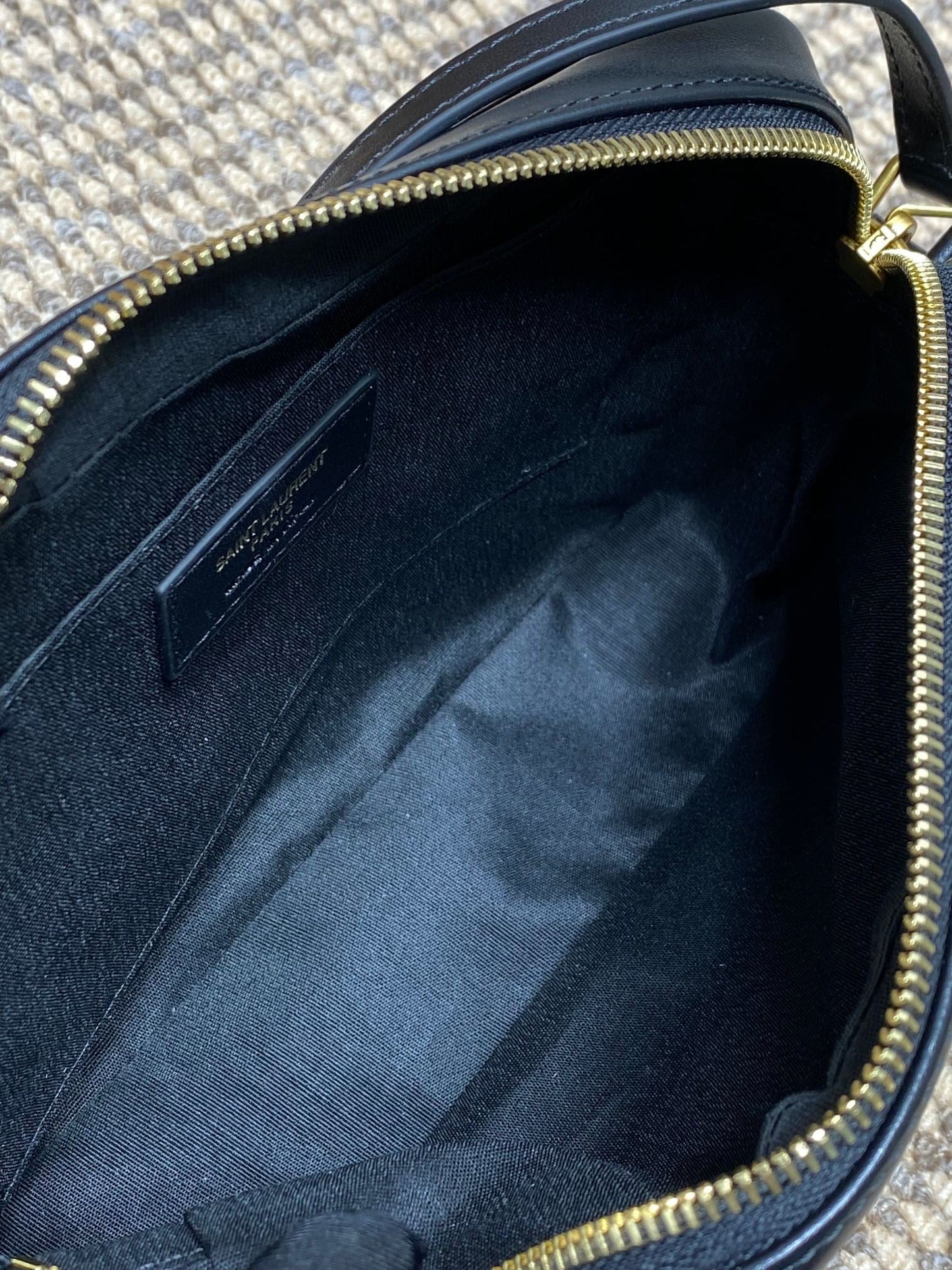 Saint Laurent LOU Quilted Camera Bag in Leather