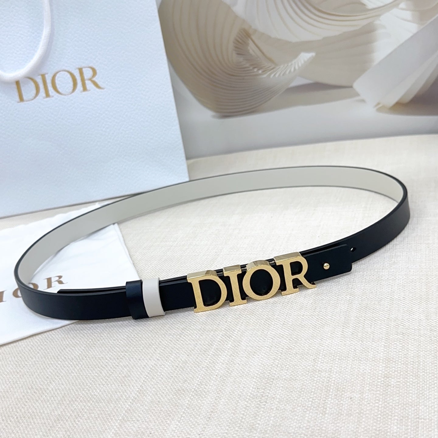 Signature DIOR logo Buckle
