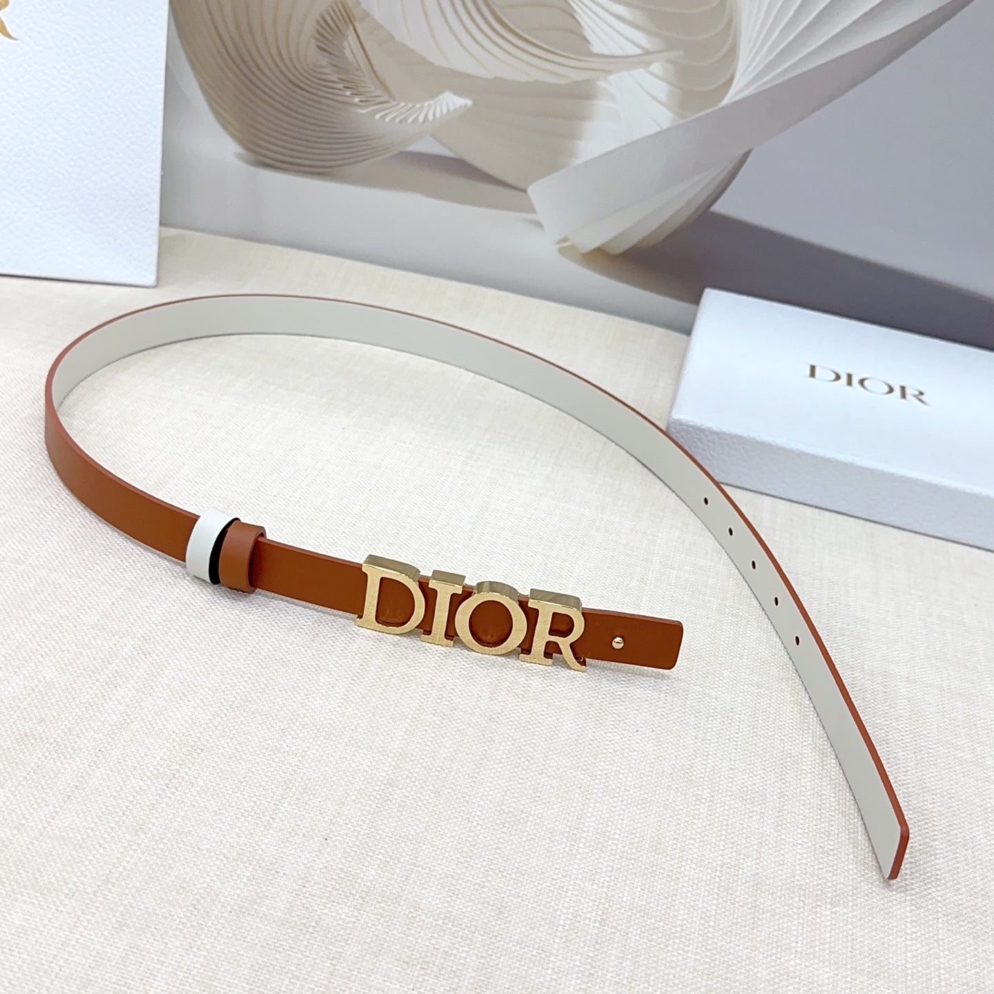 Signature DIOR logo Buckle