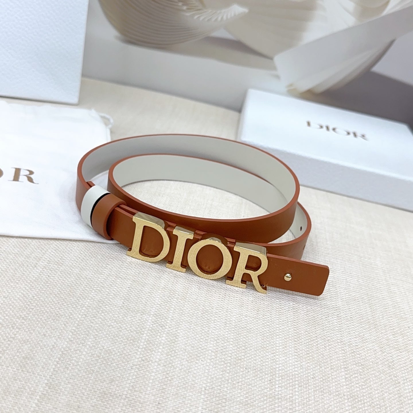Signature DIOR logo Buckle