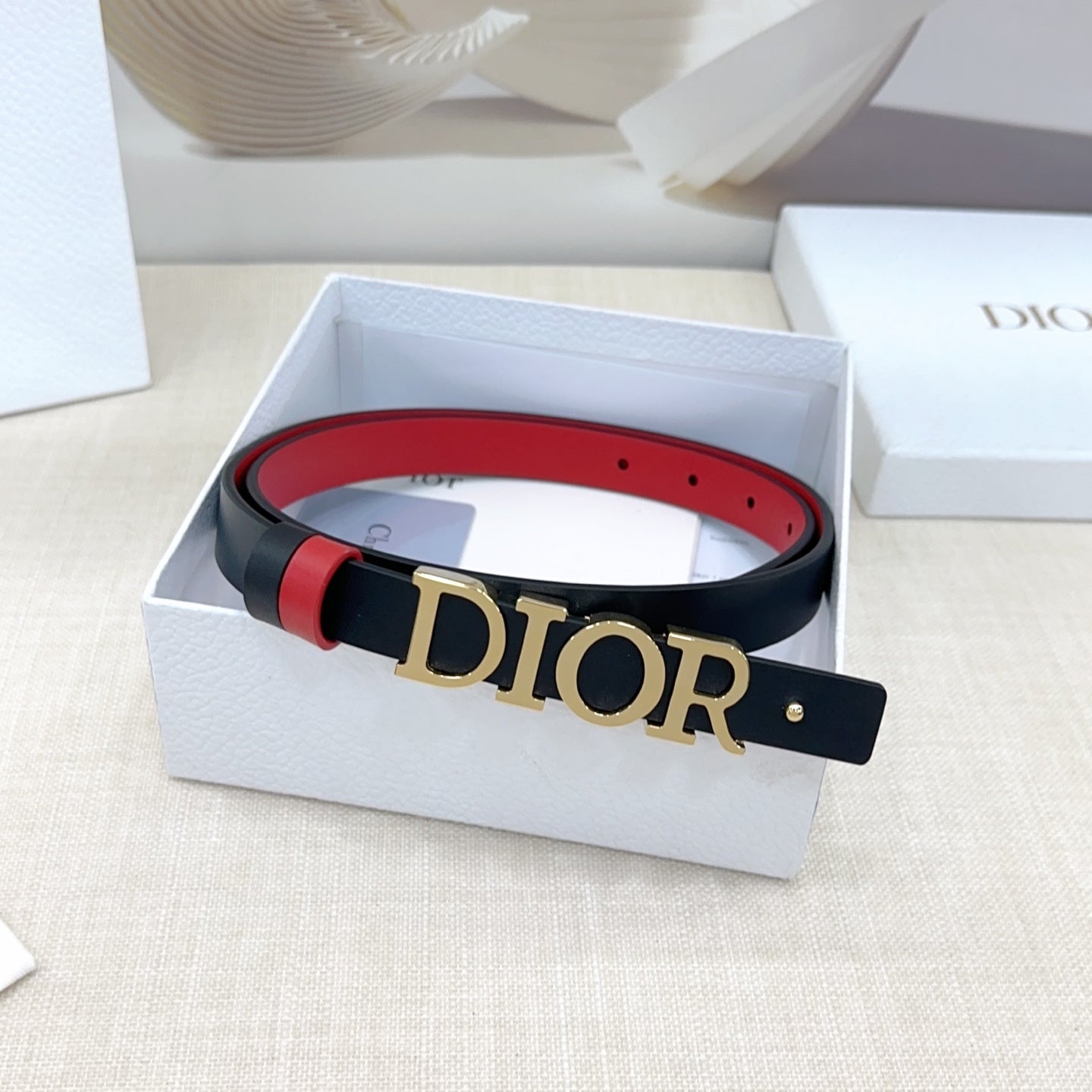 Signature DIOR logo Buckle