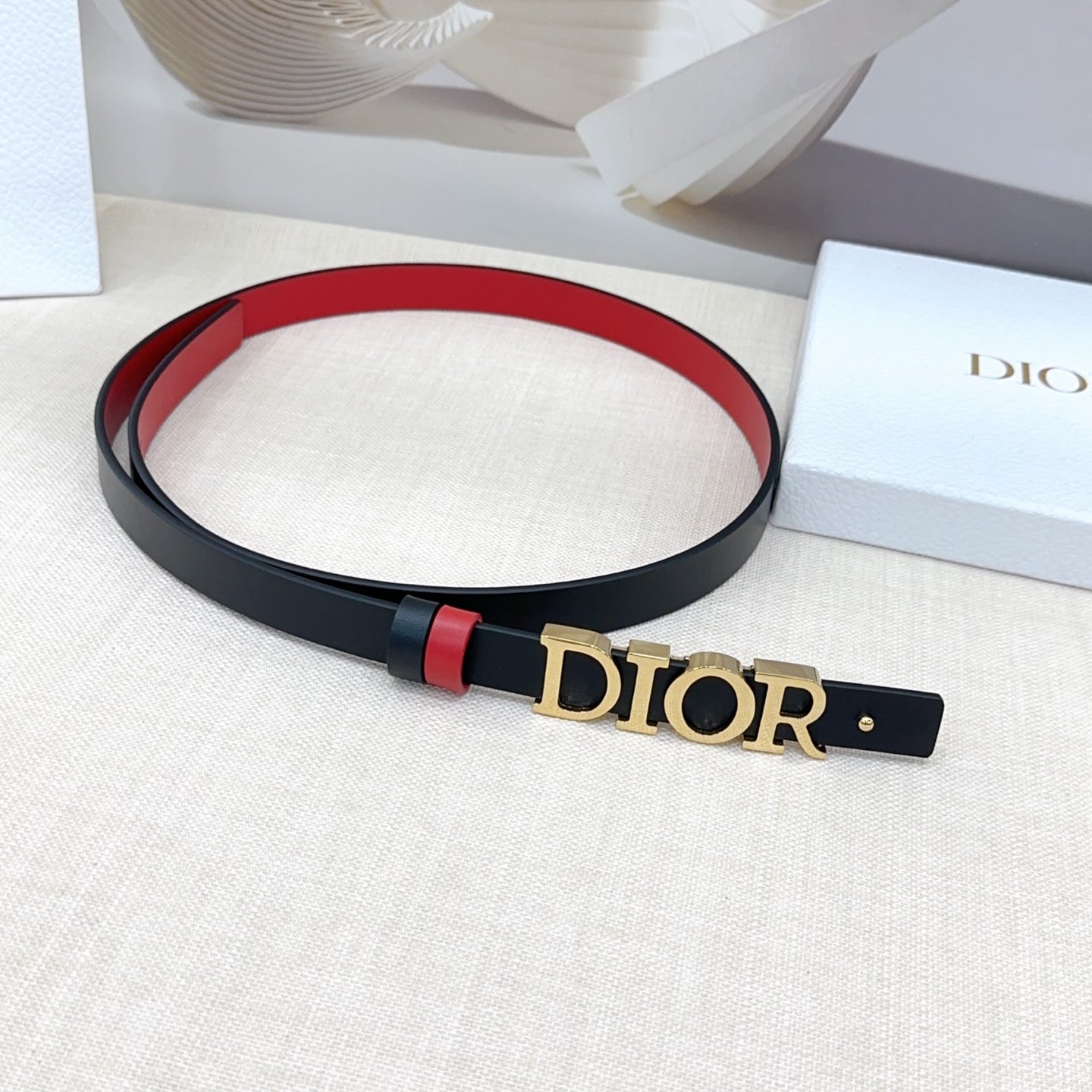 Signature DIOR logo Buckle