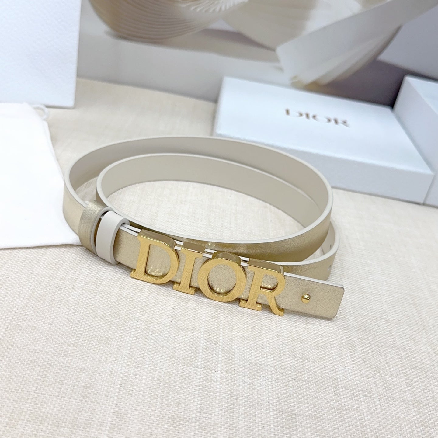 Signature DIOR logo Buckle
