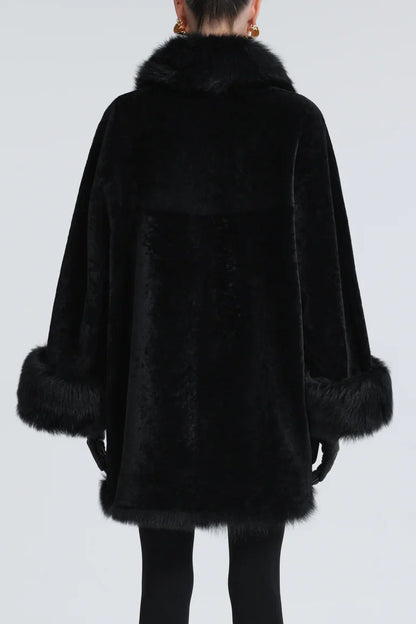 Sima Short Fur-Trimmed Coat
