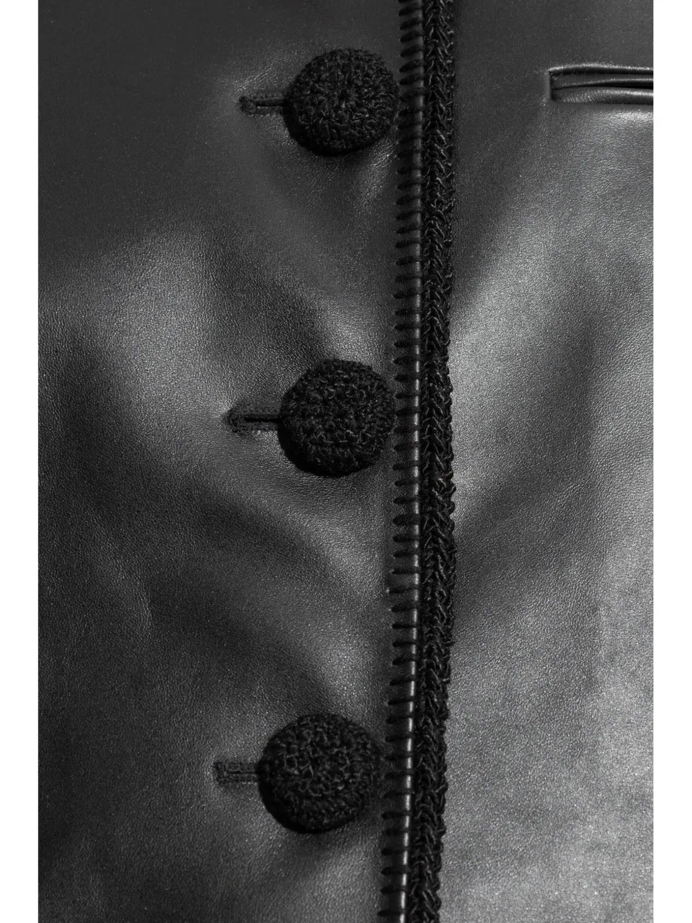 The Mannei Paris Black Leather Jacket