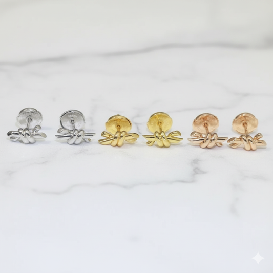 Tiffany Knot Small Earrings