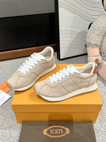 Tod's Vintage Sneakers in Leather and Technical Fabric