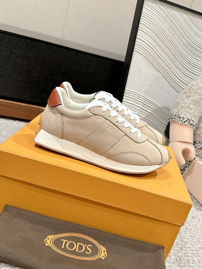 Tod's Vintage Sneakers in Leather and Technical Fabric