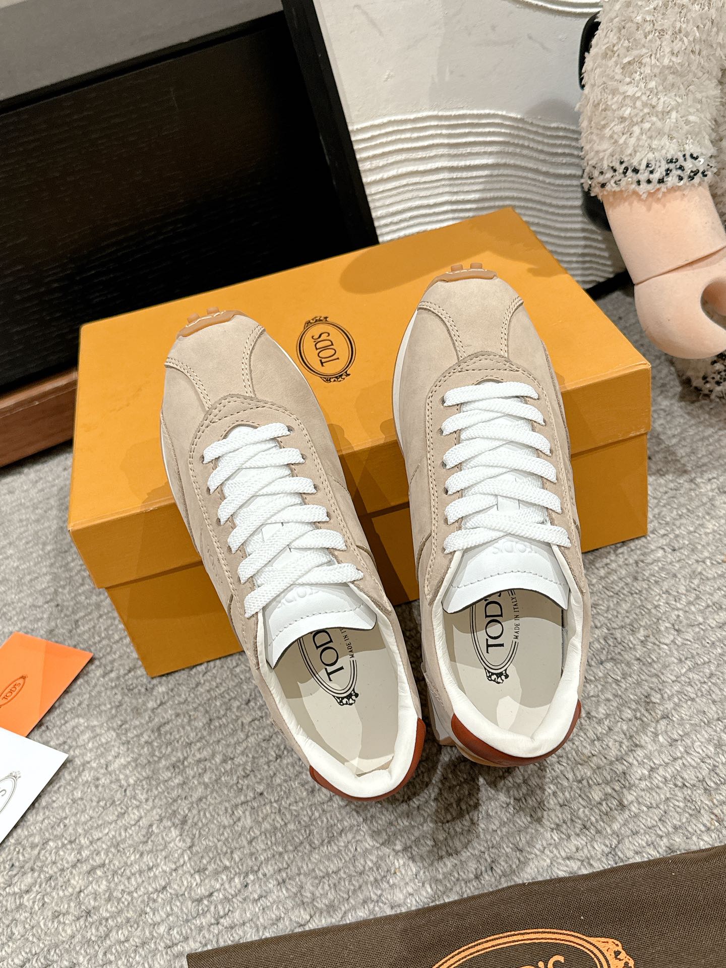 Tod's Vintage Sneakers in Leather and Technical Fabric