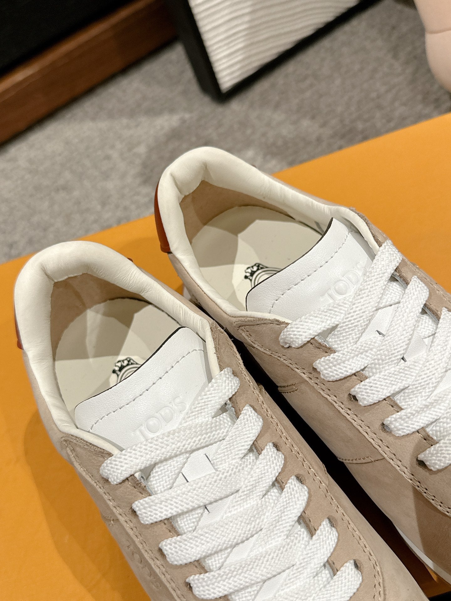 Tod's Vintage Sneakers in Leather and Technical Fabric