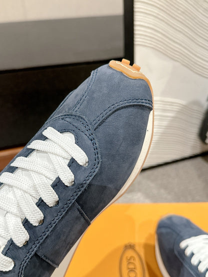 Tod's Vintage Sneakers in Leather and Technical Fabric