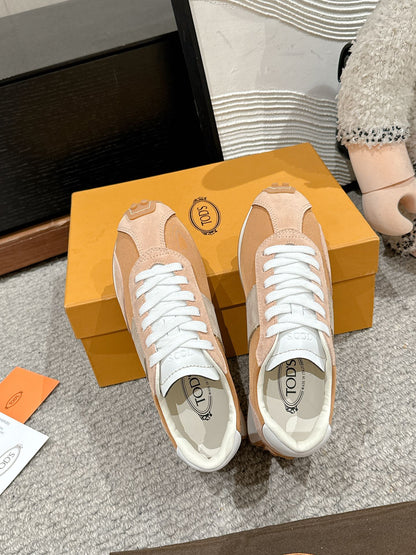 Tod's Vintage Sneakers in Leather and Technical Fabric