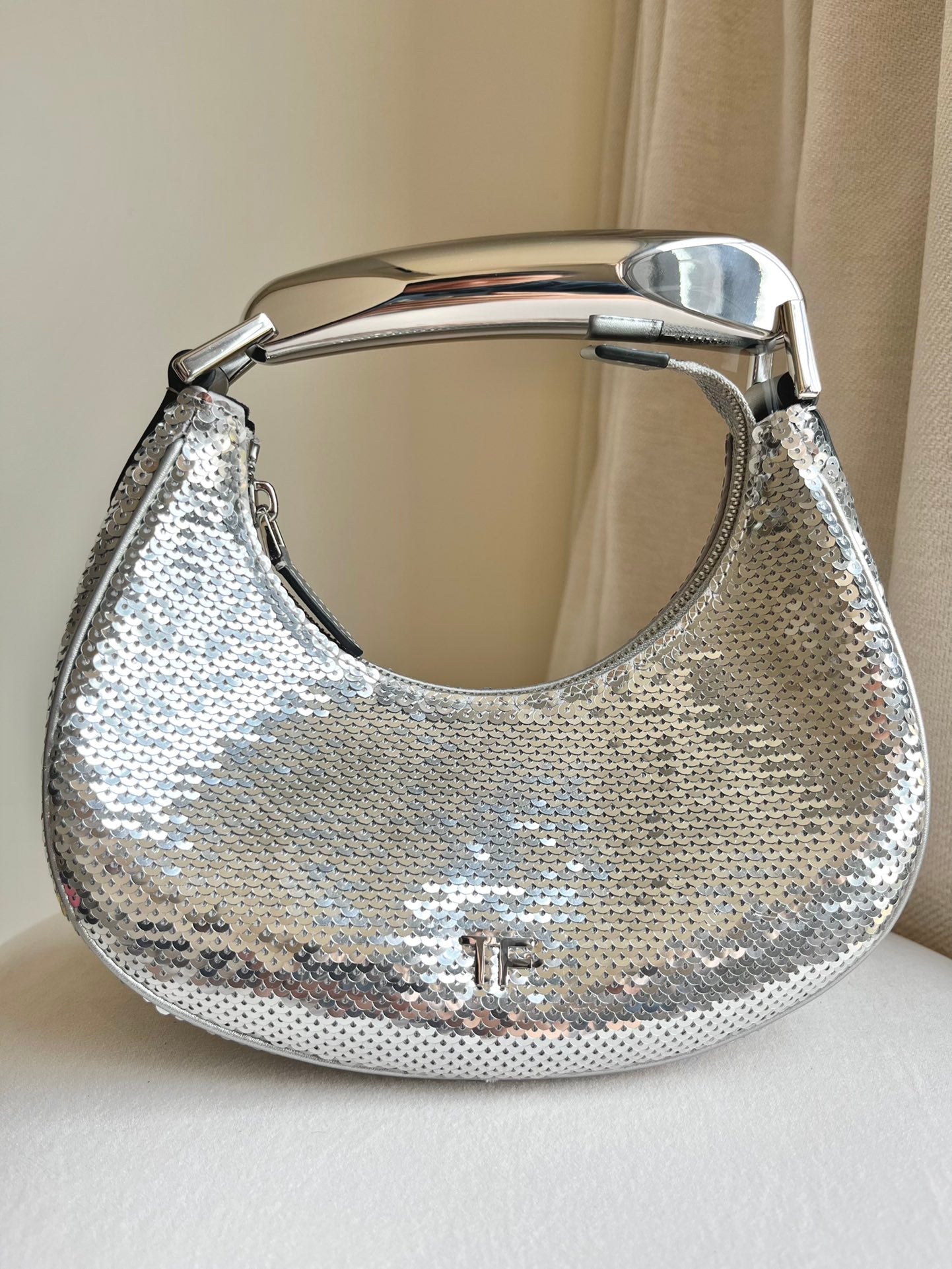 Tom Ford Bianca Mini Hobo Bag in Sequins