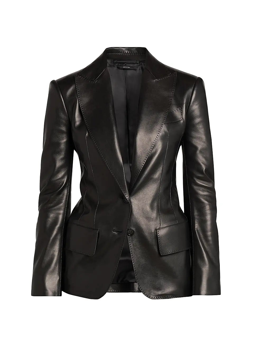 Tom Ford Black Leather Blazer