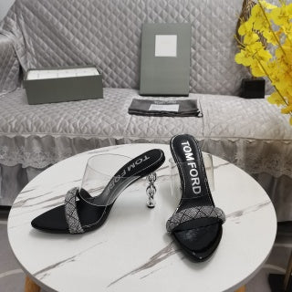 Tom Ford Crystal Front Strap Sandals
