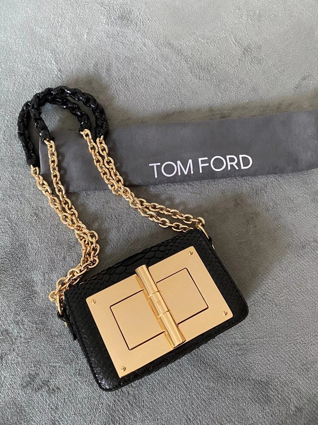 Tom Ford Natalia Python Bag