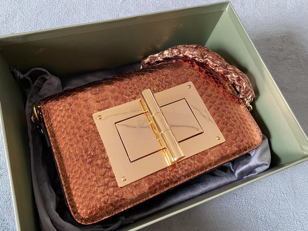 Tom Ford Natalia Python Bag