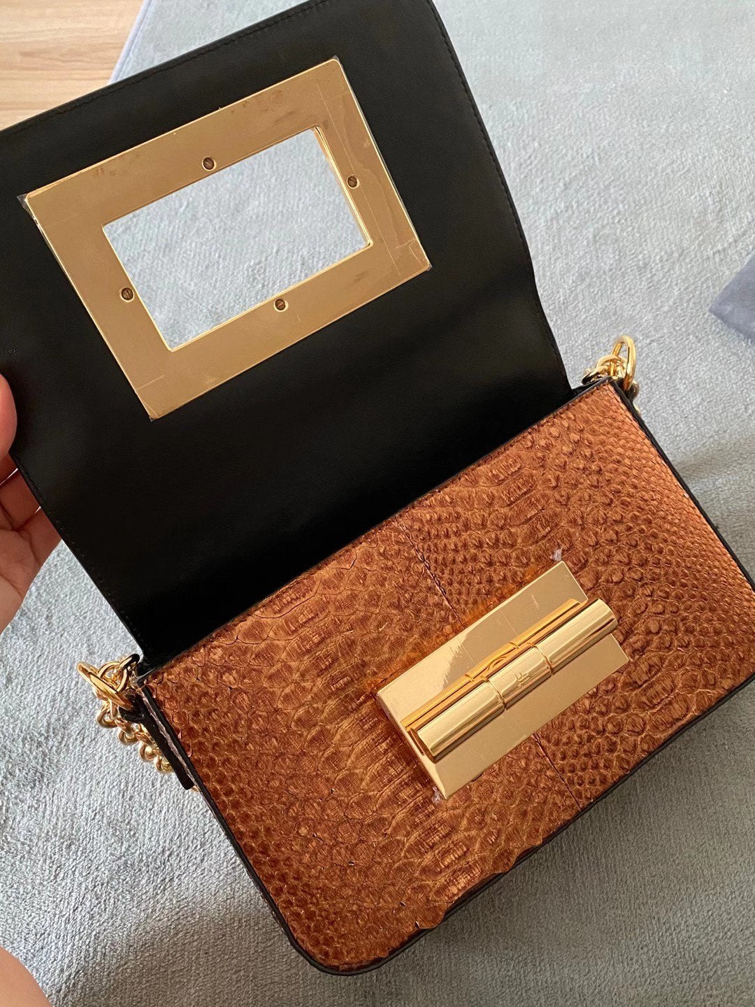 Tom Ford Natalia Python Bag