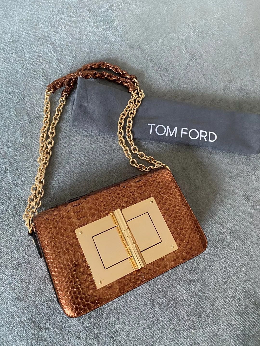 Tom Ford Natalia Python Bag