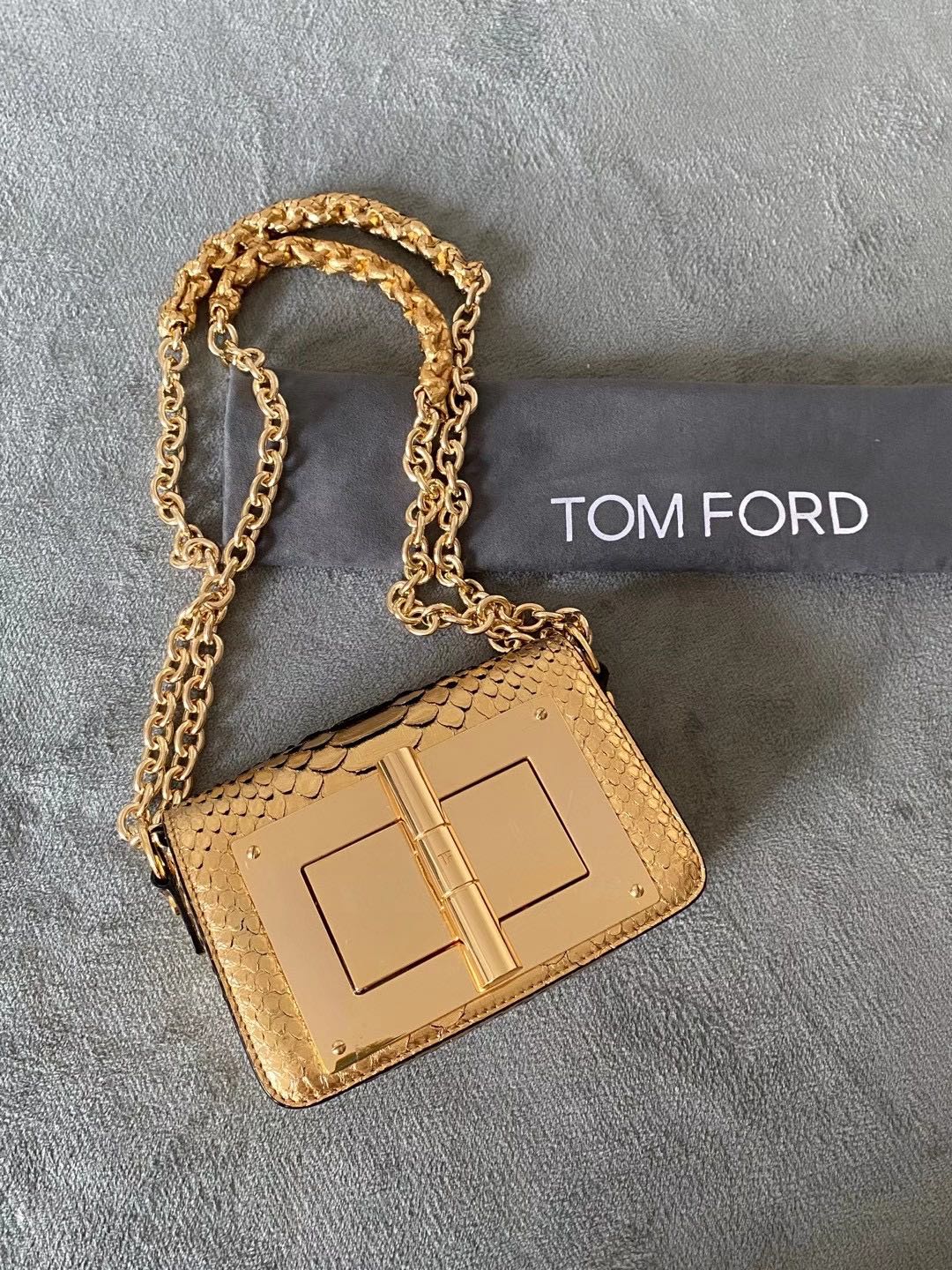 Tom Ford Natalia Python Bag