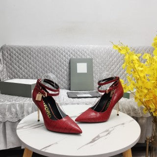 Tom Ford Padlock Leather Heels