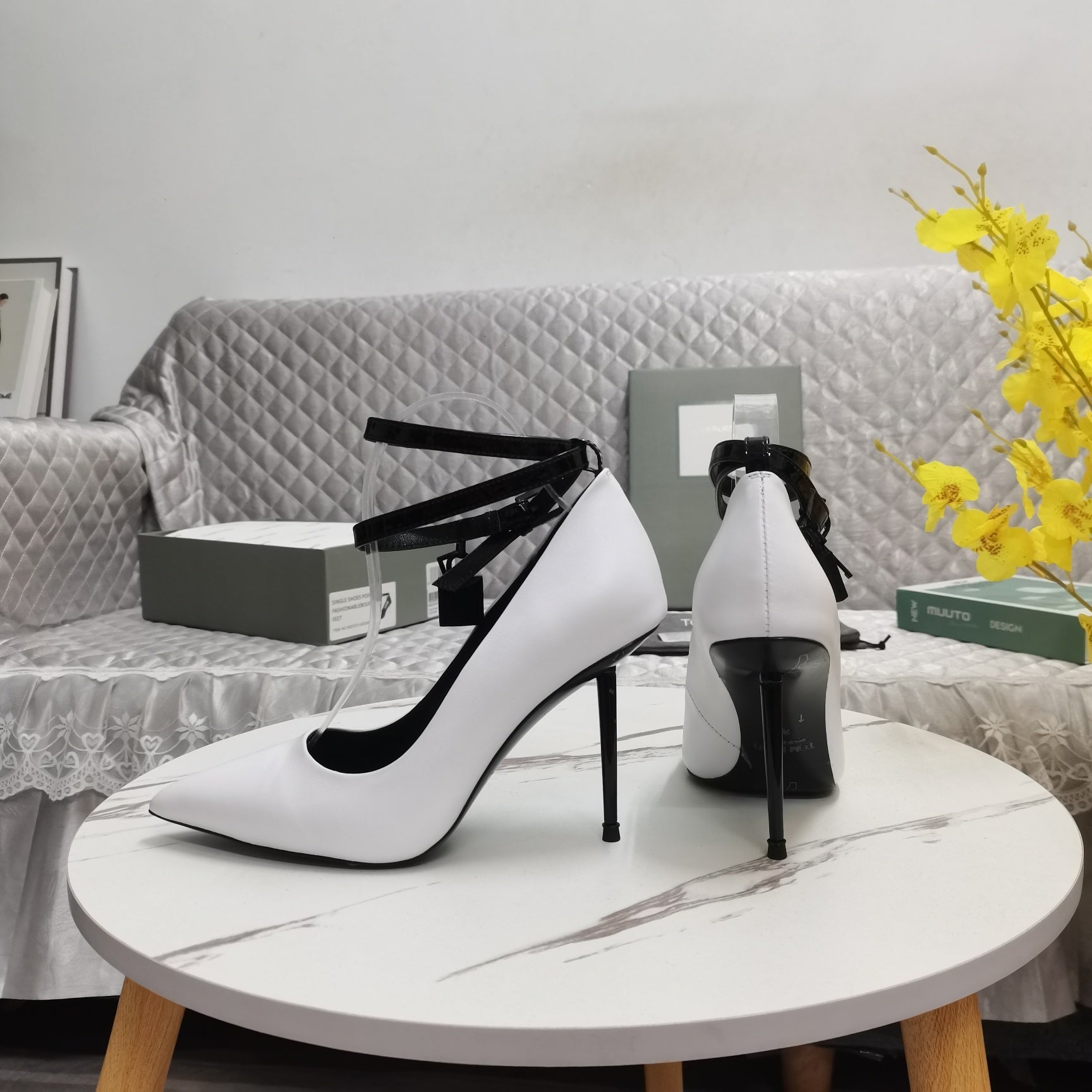 Tom Ford Padlock Leather Heels