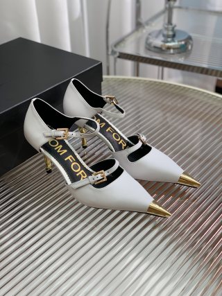 Tom Ford Padlock Pointed-Toe Sandals