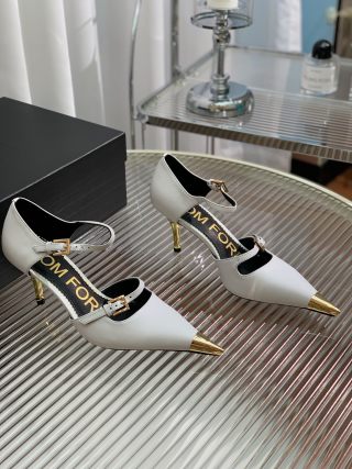 Tom Ford Padlock Pointed-Toe Sandals
